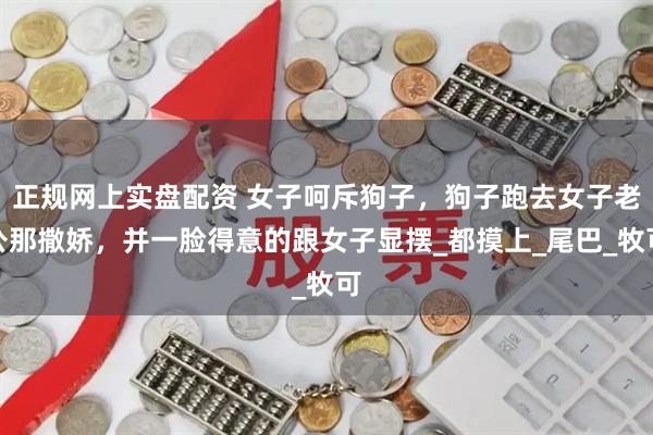 正规网上实盘配资 女子呵斥狗子，狗子跑去女子老公那撒娇，并一脸得意的跟女子显摆_都摸上_尾巴_牧可